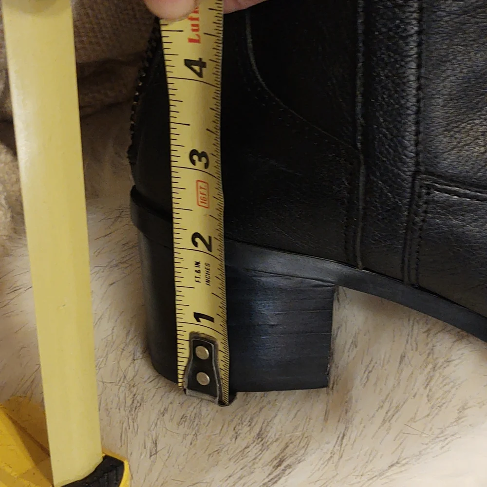 Calvin Klein leather knee boots - Picture 2 of 12
